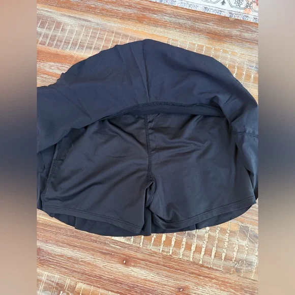 Lucky in Love floral laser cut ruffle tennis athletic skort - Picture 6 of 6